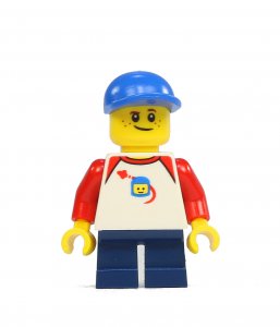 Figurka LEGO Chlapec s kosmonautem zepředu