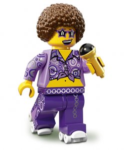 Figurka LEGO Diskotéková královna zepředu