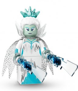 Figurka LEGO Ledová královna zepředu