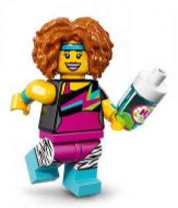 Figurka LEGO Taneční instruktorka zepředu