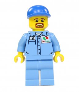 Figurka LEGO Zaměstnanec Octanu zepředu