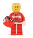 Figurka LEGO Závodník formule 1 bez helmy