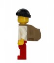 Figurka LEGO Zloděj v červených montérkách z boční strany