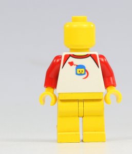 Figurka LEGO Bílé tričko s hlavou kosmonauta zepředu