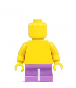 Figurka LEGO Krátké béžové nohy zepředu