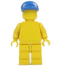 Figurka LEGO Modrá kšiltovka zepředu