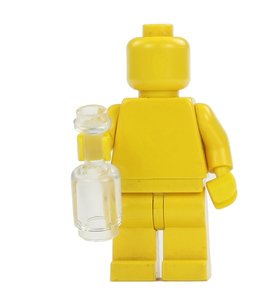 Figurka LEGO Průhledná láhev zepředu