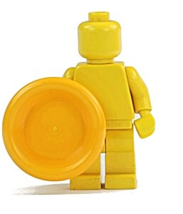 Figurka LEGO Oranžová mísa zepředu