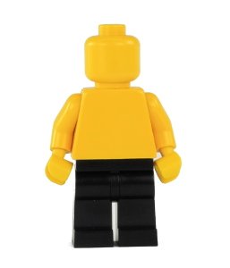 Figurka LEGO Nohy černé zepředu