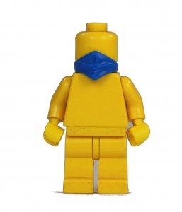 Figurka LEGO Šátek přes ústa zepředu