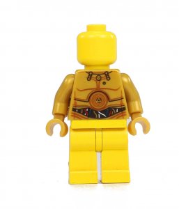 Figurka LEGO Tělo robota barevné dráty zepředu